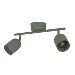 Eglo Plafond Spot Tilston Staal Groen | Geschikt voor 2x E14
