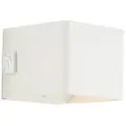 Brilliant Iseo Wandlamp Kunststof Wit 4W 300lm - 830 Warm Wit | IP44 - met USB
